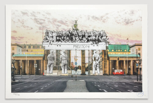 BRANDENBURG GATE, SEPTEMBER 27, 2018, 18H55 van JR, Afdruk te koop op Singulart