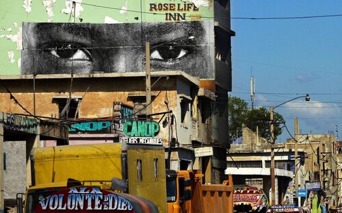 Inside Out, Haiti di JR, Fotografia in vendita su Singulart