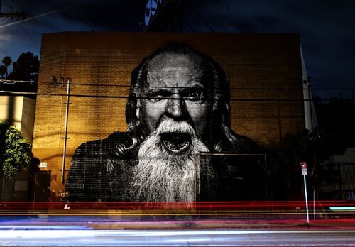 The Wrinkles of the City, Los Angeles, Carl in Silverlake, horizontal, USA di JR, Fotografia in vendita su Singulart