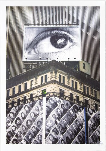 Times Square, close up, USA, 2013, 2021 van JR, Afdruk te koop op Singulart