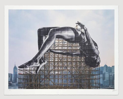 Giants, Rising Up, Hong Kong, China, 2023 van JR, Afdruk te koop op Singulart