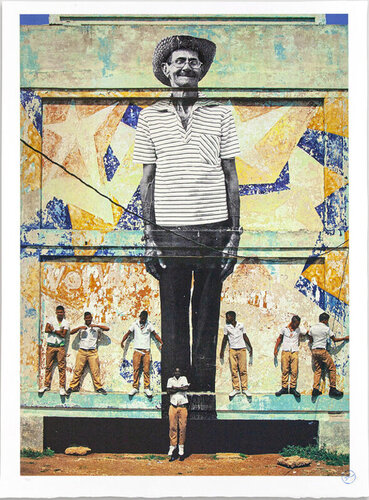 The Wrinkles of The City van JR, Afdruk te koop op Singulart