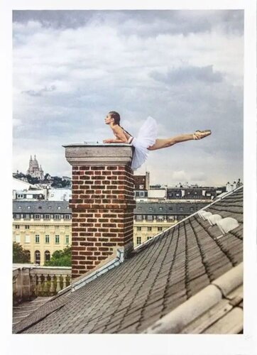 Ballet, Palais Royal, Paris, 2020 by JR, Print for Sale on Singulart