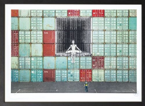 In the Container Wall by JR, Print for Sale on Singulart