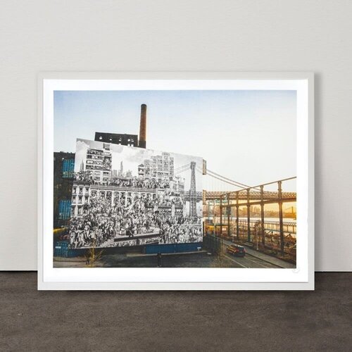 The Chronicles of New York City, Domino Park, USA van JR, Afdruk te koop op Singulart