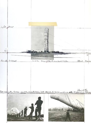 5600 m Package-Project for Documenta 4, Kassel (from the portfolio "For Joseph Beuys") by Christo, Work on Paper for Sale on Singulart