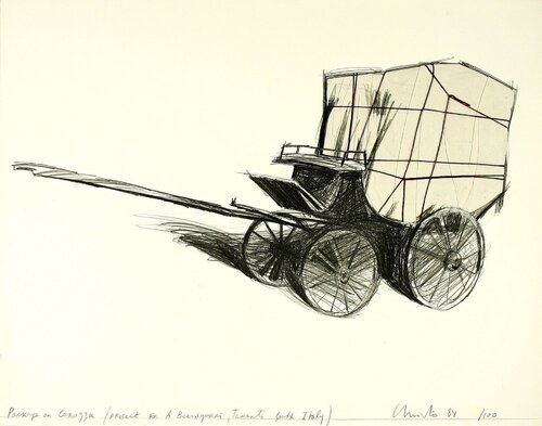 Package on Carrozza van Christo, Afdruk te koop op Singulart