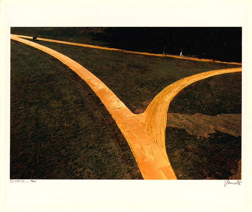 Wrapped Walk Ways van Christo, Fotografie te koop op Singulart