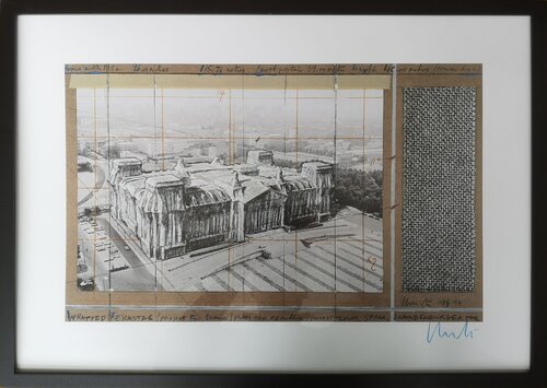 Reichstag X van Christo, Afdruk te koop op Singulart