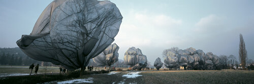 Wrapped Trees WT-P.Z2 by Christo, Print for Sale on Singulart