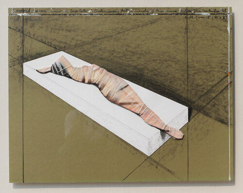 Wrapped Woman by Christo, Print for Sale on Singulart