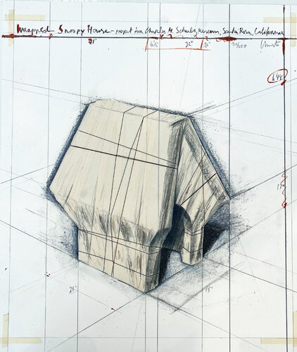 Wrapped Snoopy House by Christo, Painting for Sale on Singulart