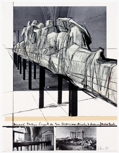 Aegena Temple Project for Munich Glyptotek by Christo, Print for Sale on Singulart
