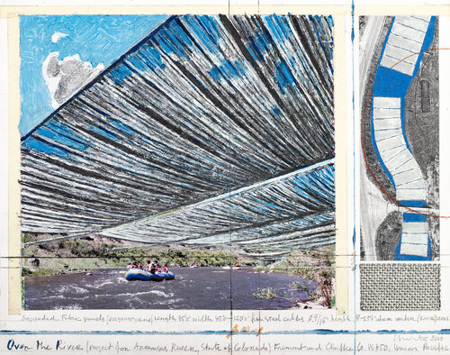 Over The River by Christo, Work on Paper for Sale on Singulart