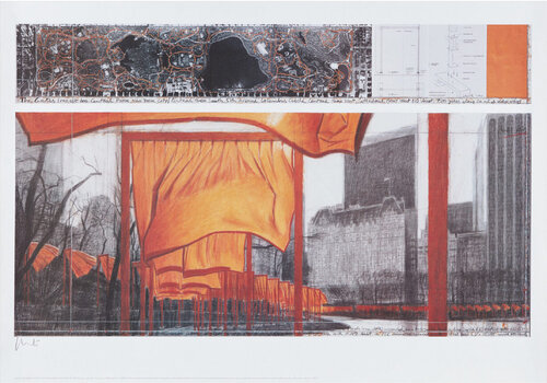 The Gates (p) van Christo, Afdruk te koop op Singulart