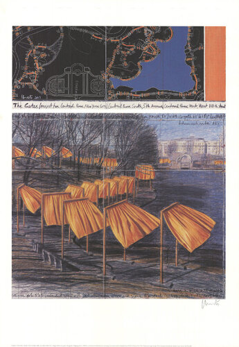 The Gates (m) van Christo, Afdruk te koop op Singulart