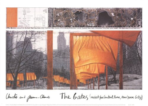 The Gates, the official poster by Christo, Print for Sale on Singulart
