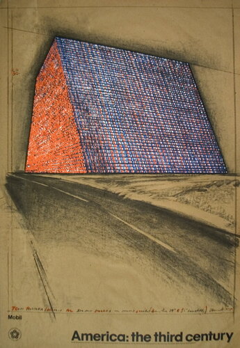 Wrapped Oil Barrels, Texas by Christo, Print for Sale on Singulart
