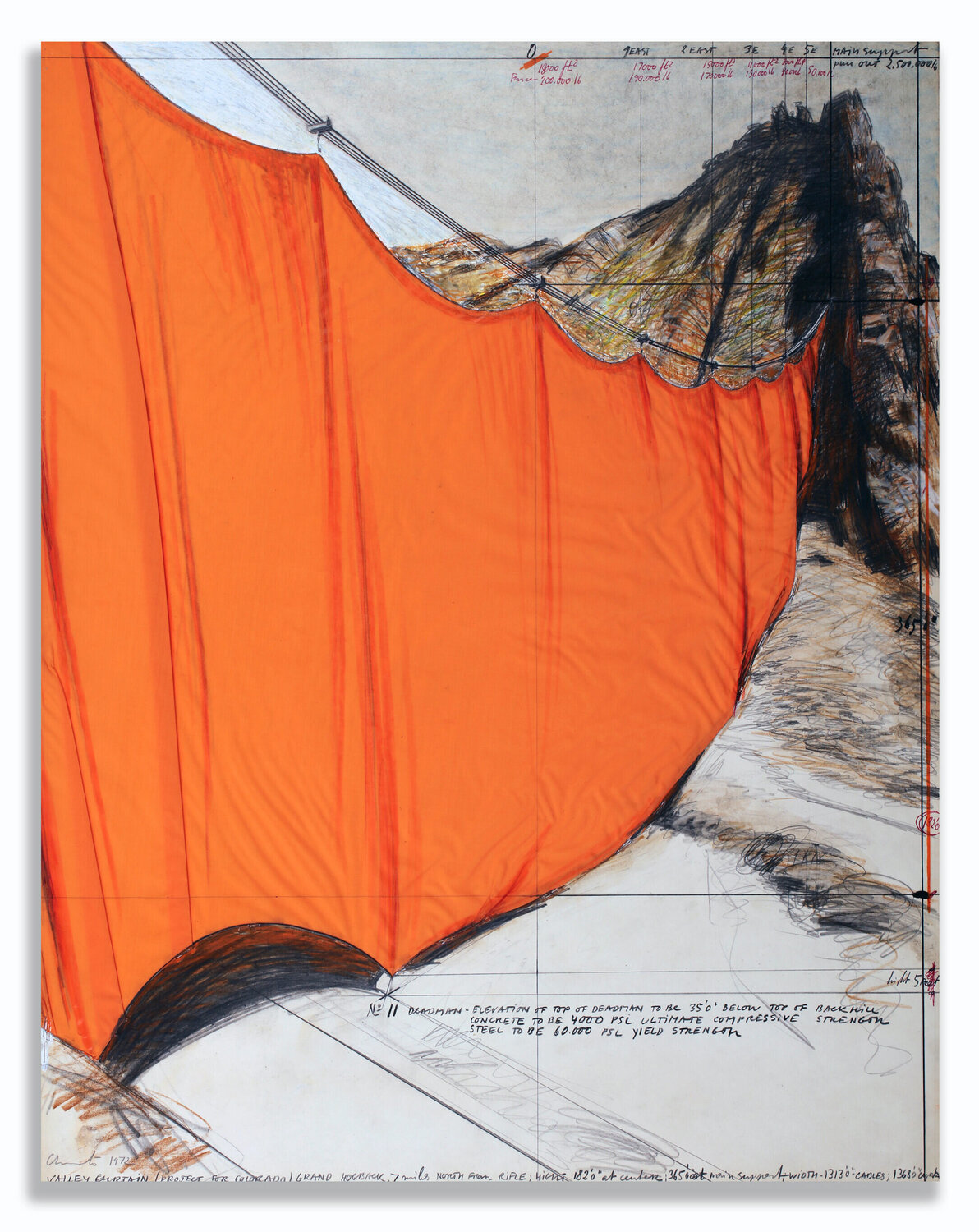 Valley Curtain (Project for Colorado) Christo