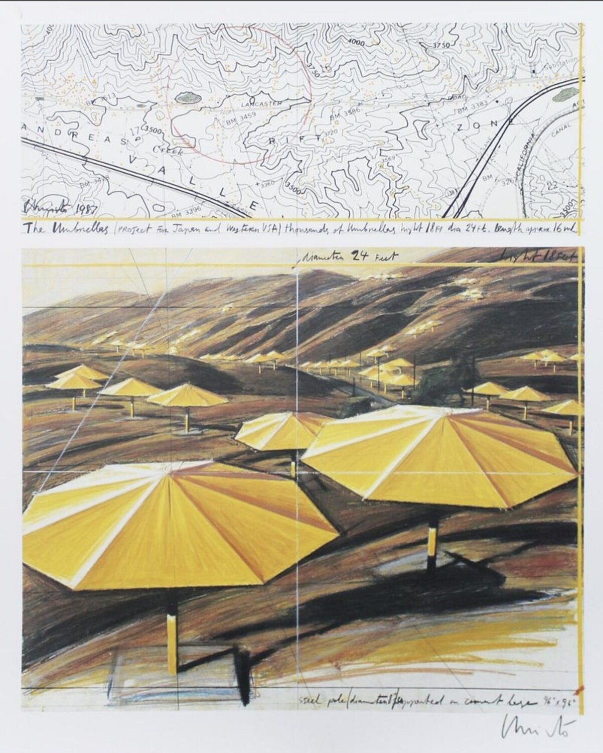 The Umbrellas Christo