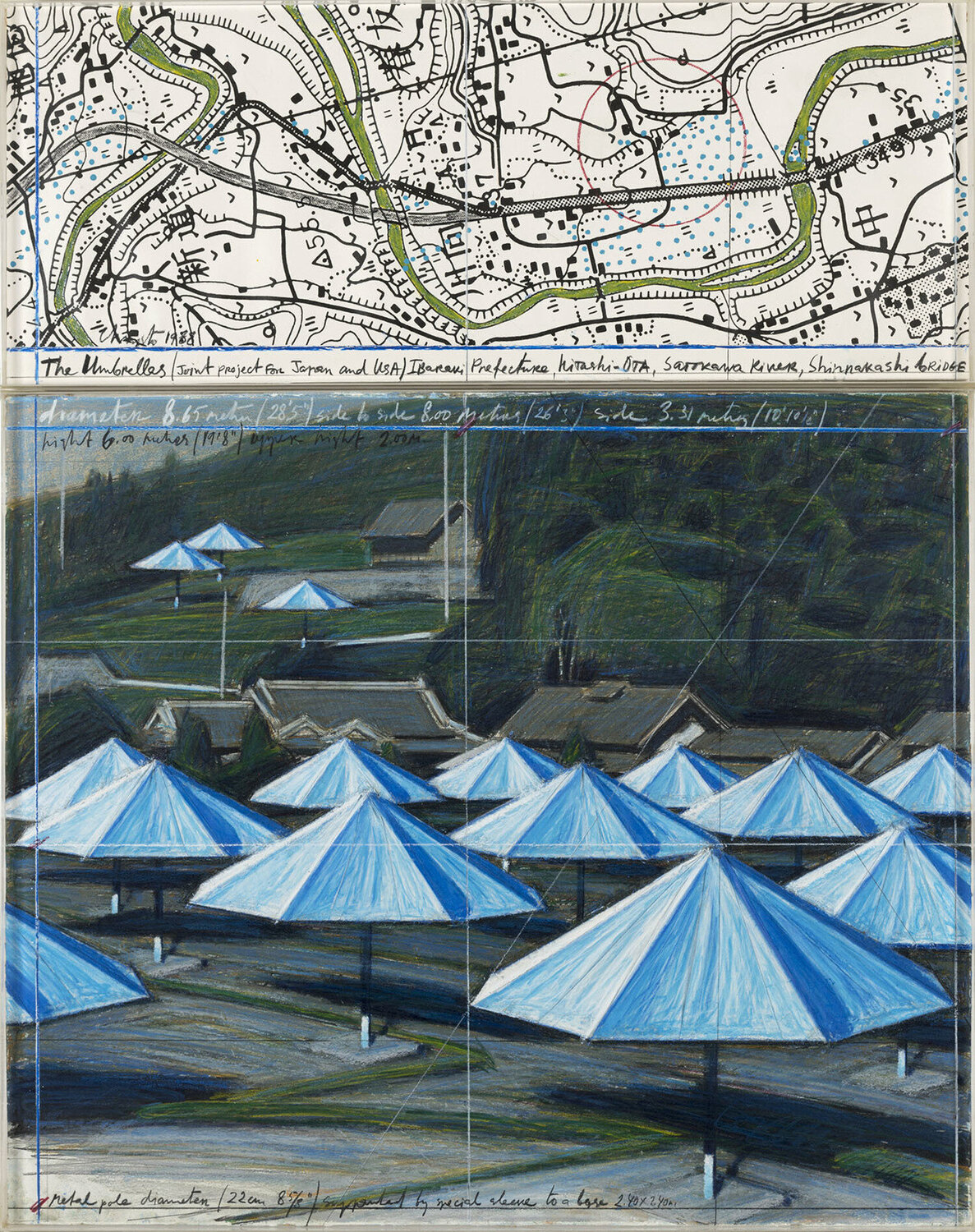 Umbrellas (joint project for japan and USA) Christo