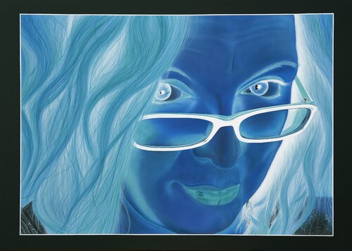 Das Negativ eines Portraits Tino Gerlach