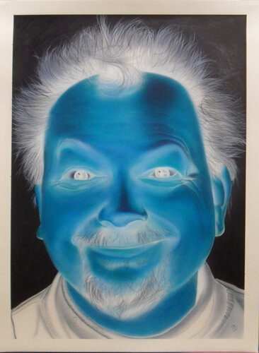 Selbstportrait als Negativ von Tino Gerlach, Malerei kaufen auf Singulart