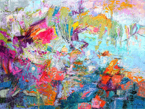 Rose Garden V von Dorothy Fagan, Malerei kaufen auf Singulart