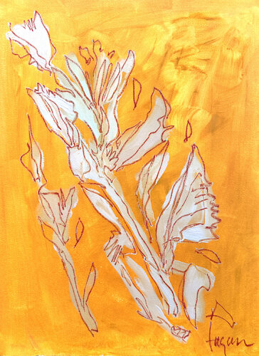Dream Garden IV, Orchid House von Dorothy Fagan, Werk auf Papier kaufen auf Singulart