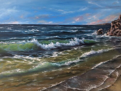 Afternoon Tide von Alesia Yeremeyeva, Malerei kaufen auf Singulart