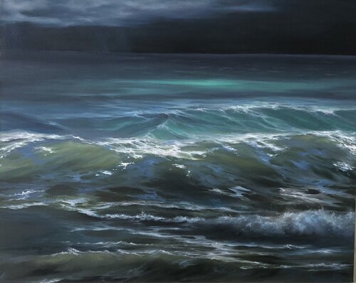 Storm is Coming par Alesia Yeremeyeva, Peinture en vente sur Singulart