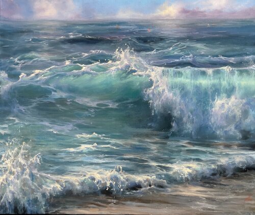 An Ocean’s Blessing von Alesia Yeremeyeva, Malerei kaufen auf Singulart