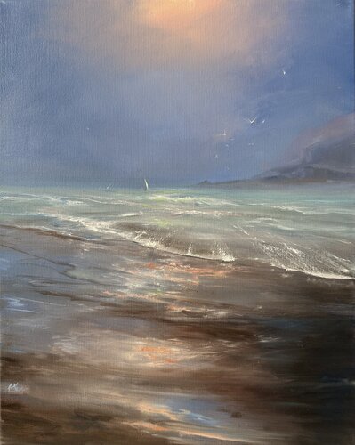 Anticipation of a storm von Alesia Yeremeyeva, Malerei kaufen auf Singulart