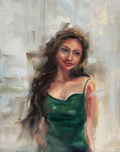 City girl von Alesia Yeremeyeva, Malerei kaufen auf Singulart