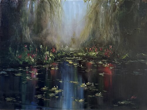 Secret garden par Alesia Yeremeyeva, Peinture en vente sur Singulart