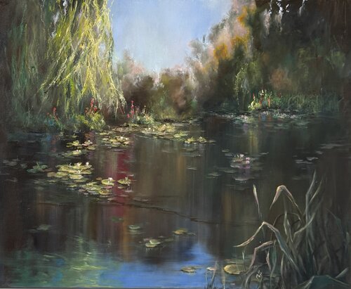 Beneath the willows von Alesia Yeremeyeva, Malerei kaufen auf Singulart