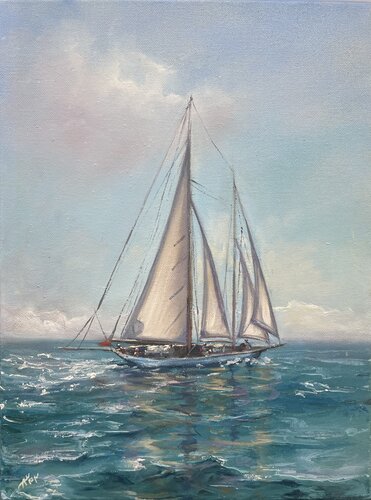 Off she goes par Alesia Yeremeyeva, Peinture en vente sur Singulart