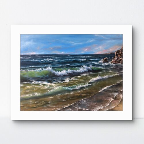 Afternoon Tide - limited edition fine art giclée print von Alesia Yeremeyeva, Druck kaufen auf Singulart