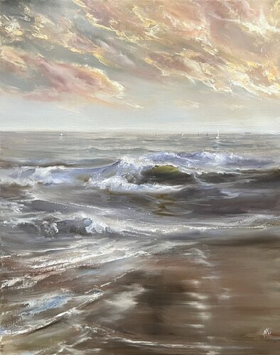 Blurry Skies von Alesia Yeremeyeva, Malerei kaufen auf Singulart