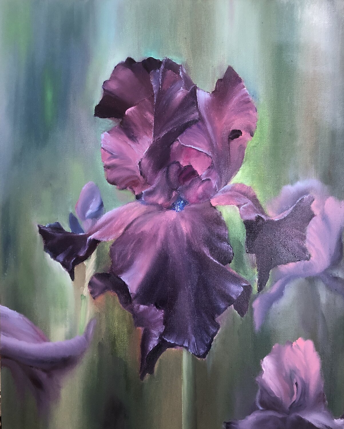 Purple irises Alesia Yeremeyeva