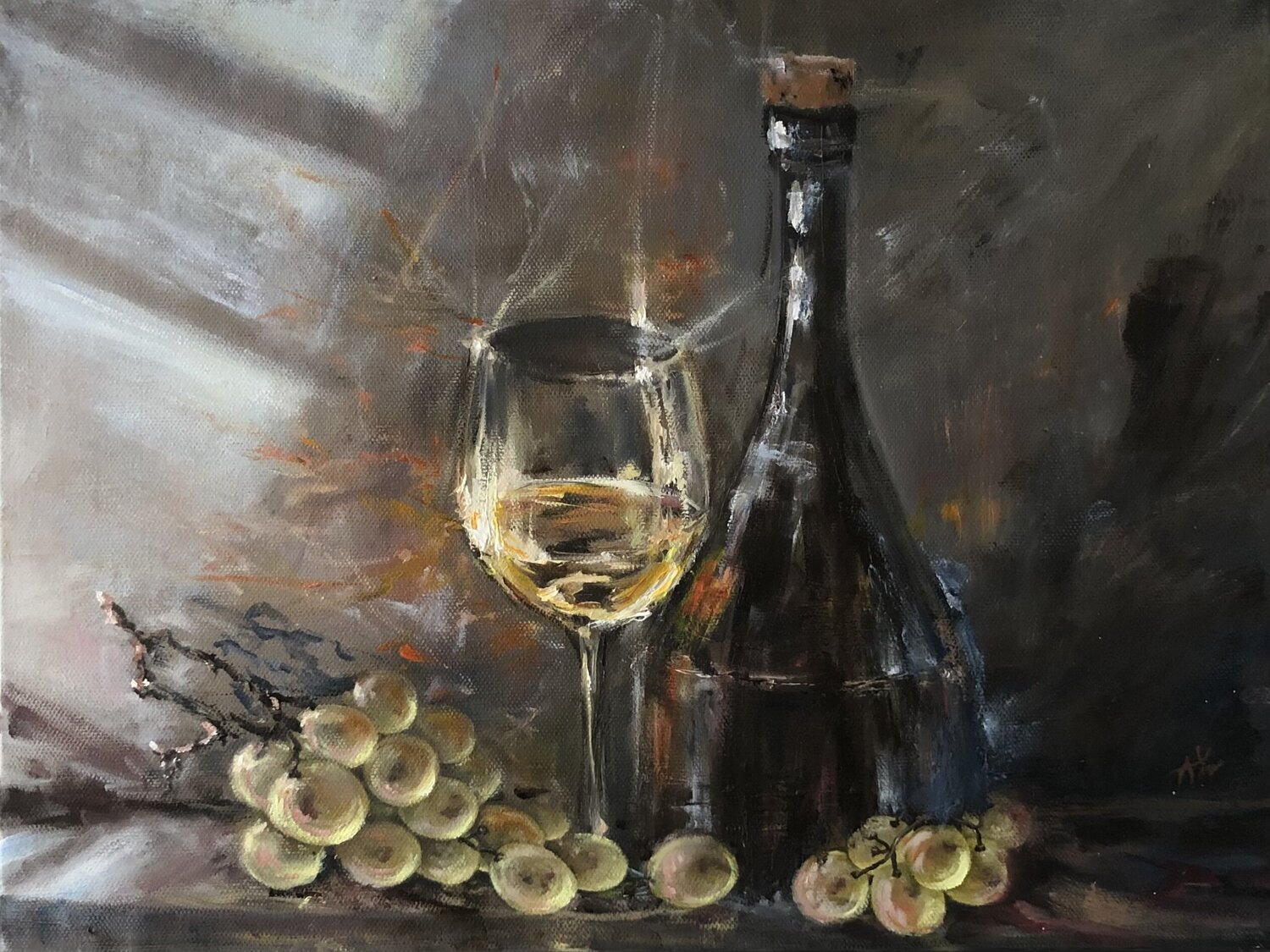 Wine and Grapes Alesia Yeremeyeva