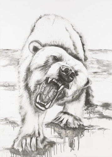Eisbär van Esther Allmer, Schilderij te koop op Singulart