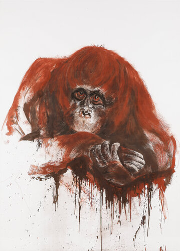 Orang-Utan von Esther Allmer, Malerei kaufen auf Singulart