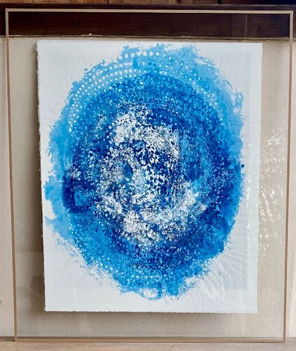 Eclipse of Blue von Maggia Swets, Werk auf Papier kaufen auf Singulart