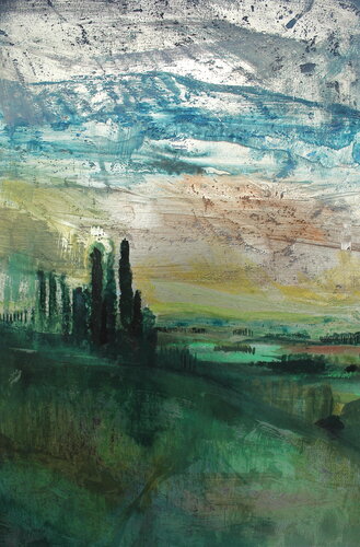 Rolling Hills par Luanna Flammia, Peinture en vente sur Singulart
