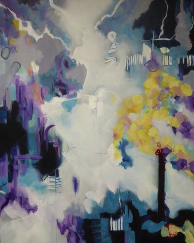 Greyzone di Ute Roehe, Pittura in vendita su Singulart