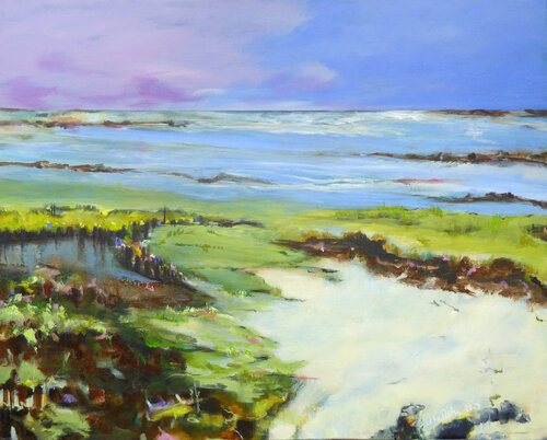 Shoreline van Ute Roehe, Schilderij te koop op Singulart