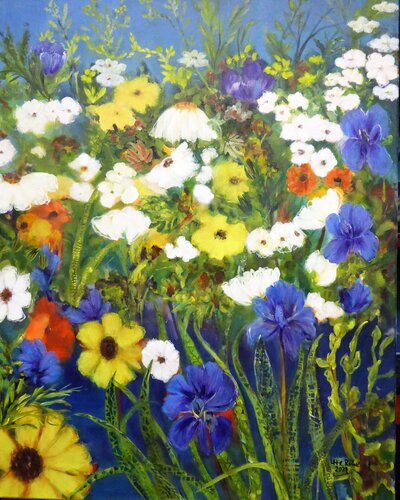 Sommer Meadow di Ute Roehe, Pittura in vendita su Singulart