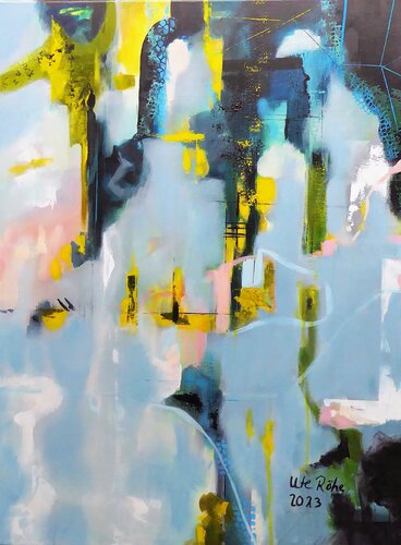 Colour-Variation on Black 1 di Ute Roehe, Pittura in vendita su Singulart