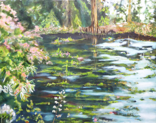 In The Botanical Garden di Ute Roehe, Pittura in vendita su Singulart